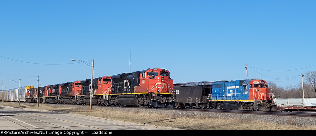 GTW 4912 CN 8844 CN 8843 CN 8003 CN 8860 CN 5757 CN 2575